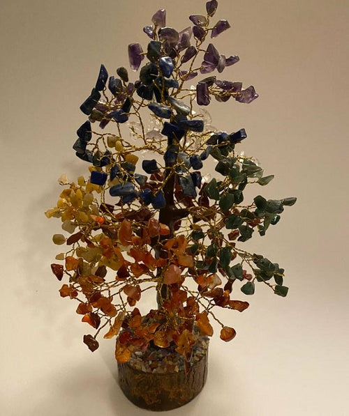 Seven Chakra Gemstone Money Tree (500 chip Tree)