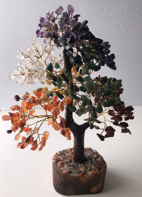 Seven Chakra Gemstone Money Tree (500 chip Tree)