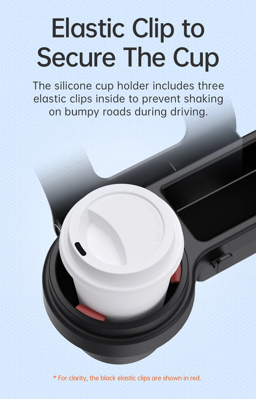 Car Cup Stand Phone Holder Mount Tray Side Door Window Storage Barrel