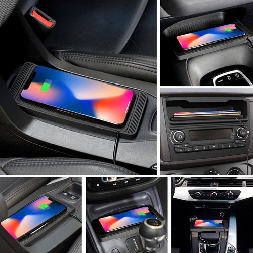 Wireless Car Charger Charging Pad 15w Non Slip Qi Fast Charger For Car