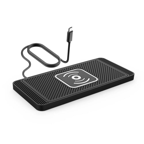 Wireless Car Charger Charging Pad 15w Non Slip Qi Fast Charger For Car
