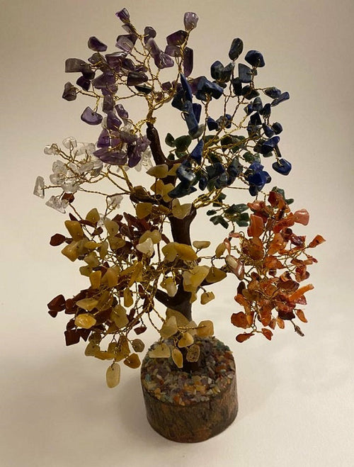 Seven Chakra Gemstone Money Tree (500 chip Tree)