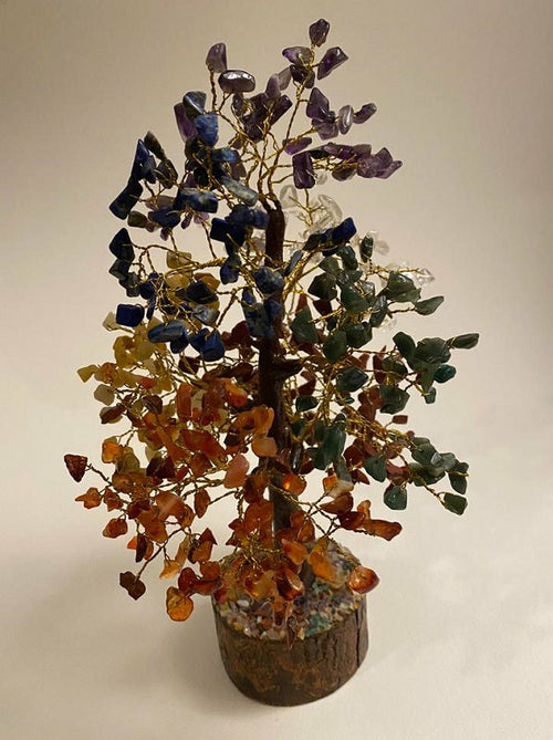 Seven Chakra Gemstone Money Tree (500 chip Tree)