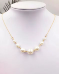 Gold-Plated Beaded Necklace