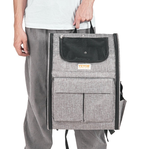 Cat Carrier with Wheels, Rolling Pet Carrier with Telescopic Handle