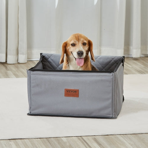 Dog Car Seat, Dog Booster Seat for Car with Support Frame, Pet Car