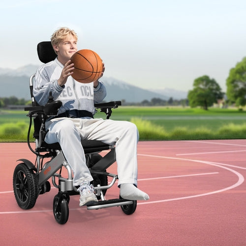 Electric Wheelchair for Adults, 136kg Capacity with Adjustable