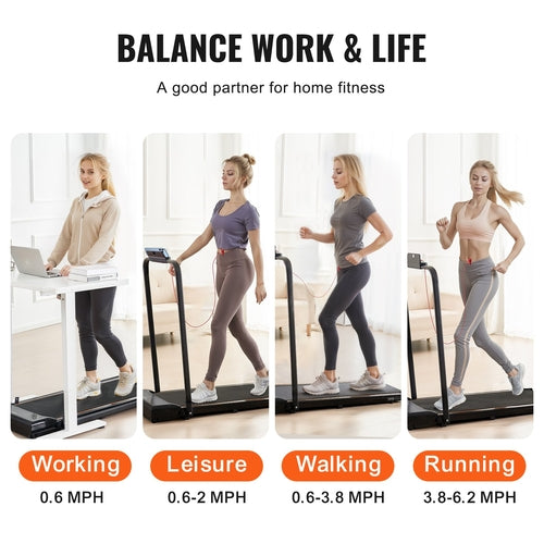 Walking Pad, Under Desk Treadmill for Home Office, Working Walking