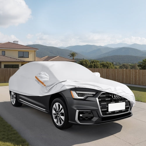 Car Cover, Car Cover Waterproof for Full Size European Sedan Cars