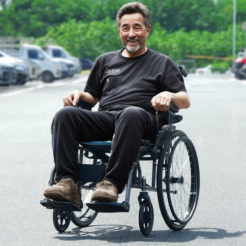Wheelchair, Durable Aluminum Alloy Ultra-Lightweight Wheelchairs,