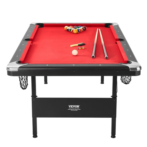 Billiards Table, 213 cm Pool Table, Portable Foldable Space-Saving